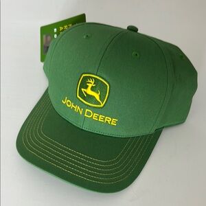 John Deere Green and Yellow Logo Hat